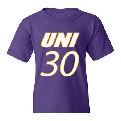 Northern Iowa - NCAA Men's Basketball : Hunter Jacobson - Youth T-Shirt