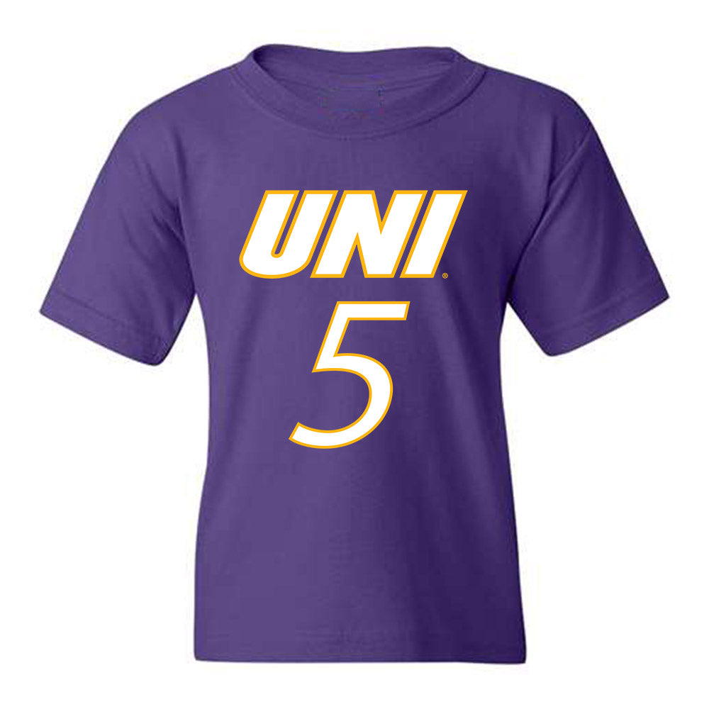 Northern Iowa - NCAA Men's Basketball : Wes Rubin - Youth T-Shirt