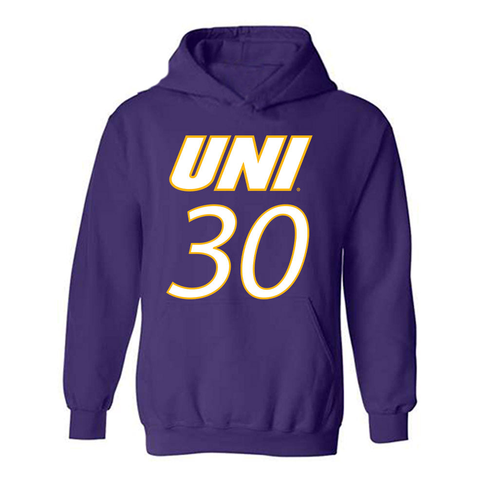 Northern Iowa - NCAA Men's Basketball : Hunter Jacobson - Hooded Sweatshirt