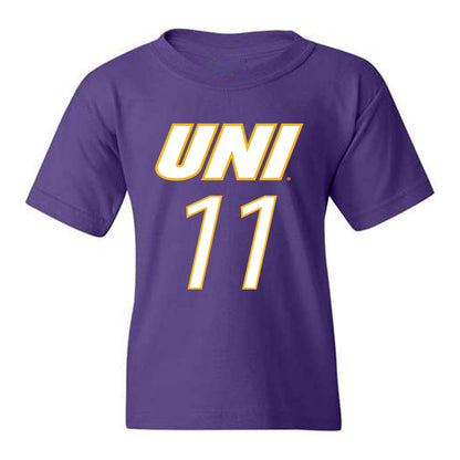 Northern Iowa - NCAA Men's Basketball : Jacob Hutson - Youth T-Shirt