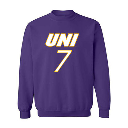 Northern Iowa - NCAA Men's Basketball : Ben Schwieger - Crewneck Sweatshirt