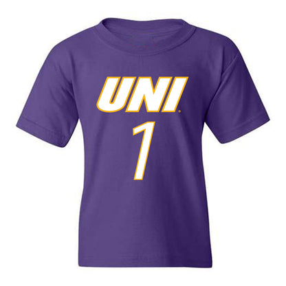 Northern Iowa - NCAA Men's Basketball : Cael Schmitt - Youth T-Shirt