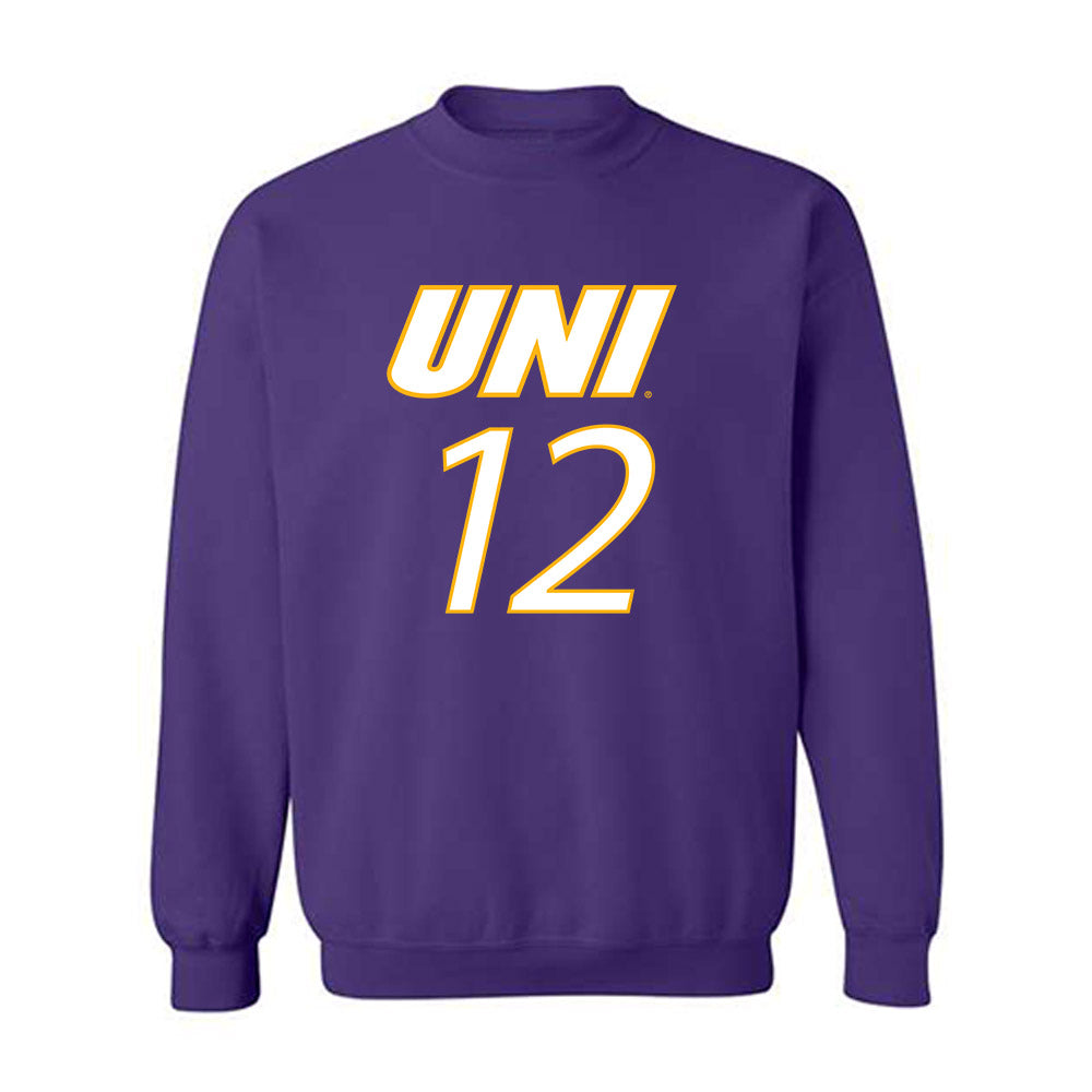 Northern Iowa - NCAA Men's Basketball : Charlie Miller - Crewneck Sweatshirt