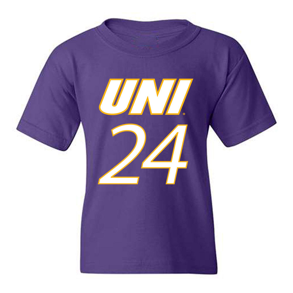 Northern Iowa - NCAA Men's Basketball : Jalen Wilson - Replica Shersey Youth T-Shirt-0