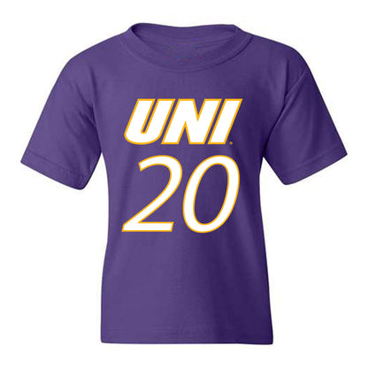 Northern Iowa - NCAA Men's Basketball : Chase Courbat - Youth T-Shirt