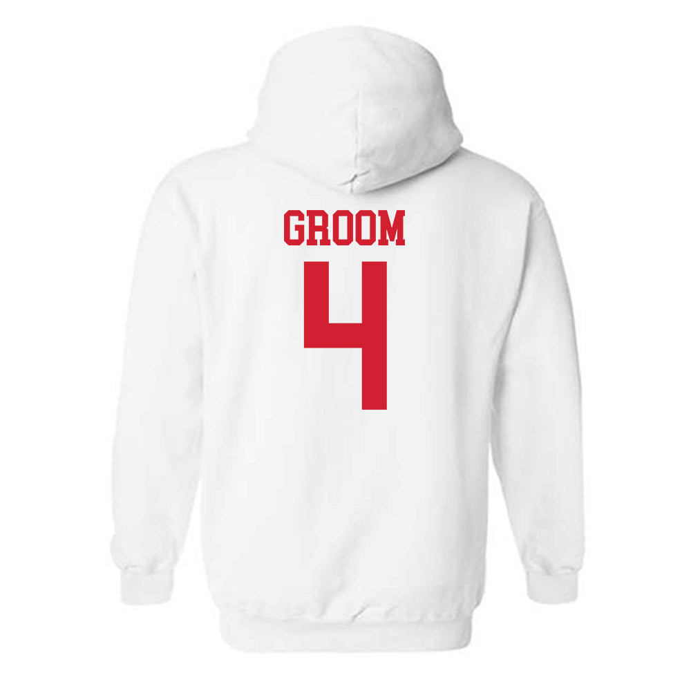 NC State - NCAA Women's Volleyball : Sophia Groom - Sports Shersey Hooded Sweatshirt