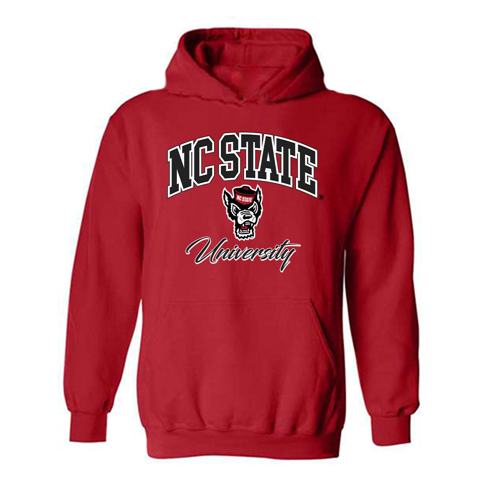 NC State - NCAA Men's Basketball : Colt Langdon - Sports Shersey Hooded Sweatshirt-0