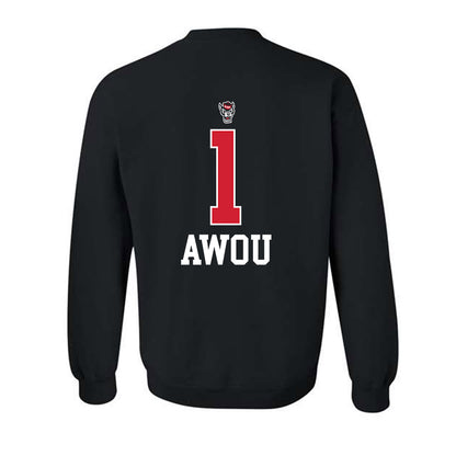 NC State - NCAA Women's Basketball : Lorena Awou - Sports Shersey Crewneck Sweatshirt-1