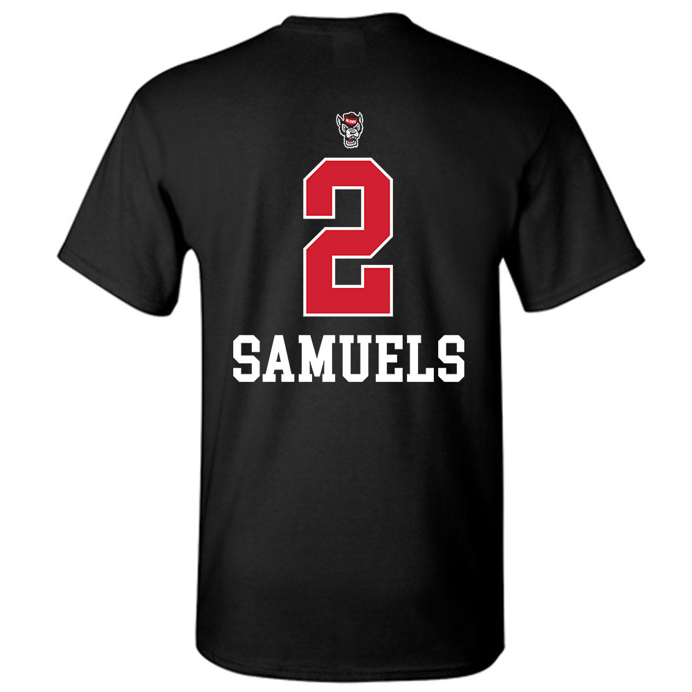 NC State - NCAA Women's Basketball : Qadence Samuels - Sports Shersey T-Shirt-1