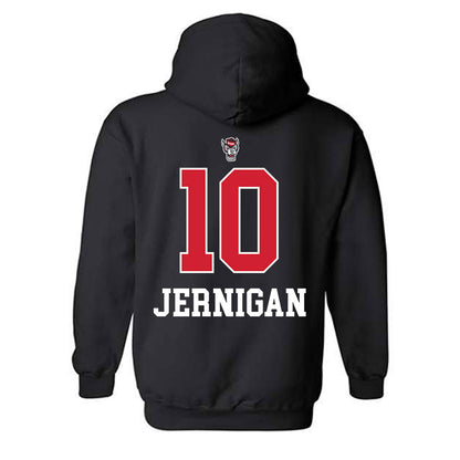 NC State - NCAA Women's Basketball : Adelaide Jernigan - Sports Shersey Hooded Sweatshirt-1
