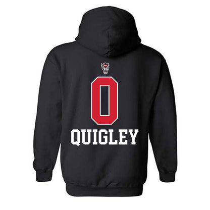 NC State - NCAA Women's Basketball : Devyn Quigley - Sports Shersey Hooded Sweatshirt