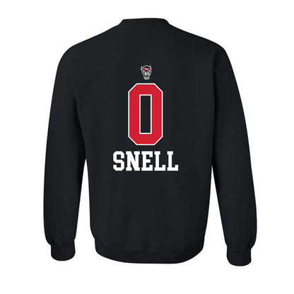 NC State - NCAA Men's Basketball : Jordan Snell - Sports Shersey Crewneck Sweatshirt-1
