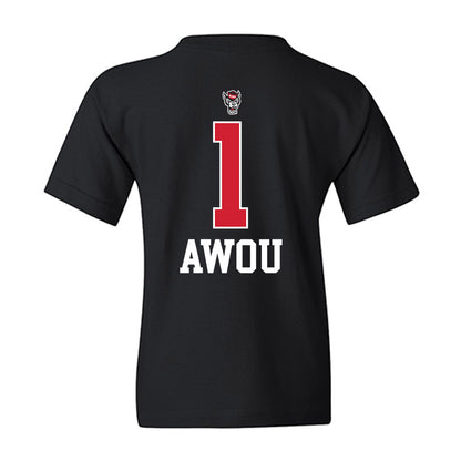 NC State - NCAA Women's Basketball : Lorena Awou - Sports Shersey Youth T-Shirt-1