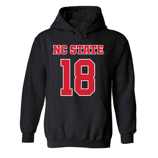 NC State - NCAA Women's Basketball : Tilda Trygger - Sports Shersey Hooded Sweatshirt-0