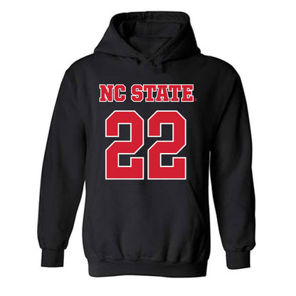 NC State - NCAA Men's Basketball : Ven-Allen Lubin - Sports Shersey Hooded Sweatshirt-0