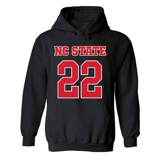 NC State - NCAA Men's Basketball : Ven-Allen Lubin - Sports Shersey Hooded Sweatshirt-0