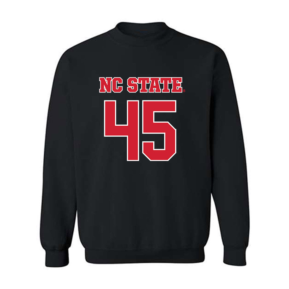 NC State - NCAA Men's Basketball : Colt Langdon - Sports Shersey Crewneck Sweatshirt-0