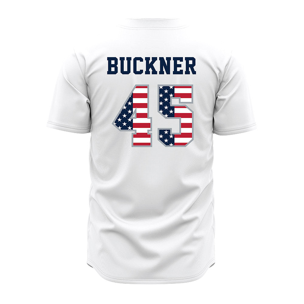 Troy - NCAA Baseball : Judah Buckner - White Jersey-1