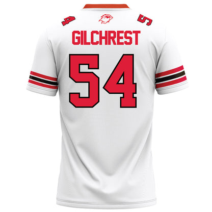 Lamar - NCAA Football : Lane Gilchrest - White Football Jersey