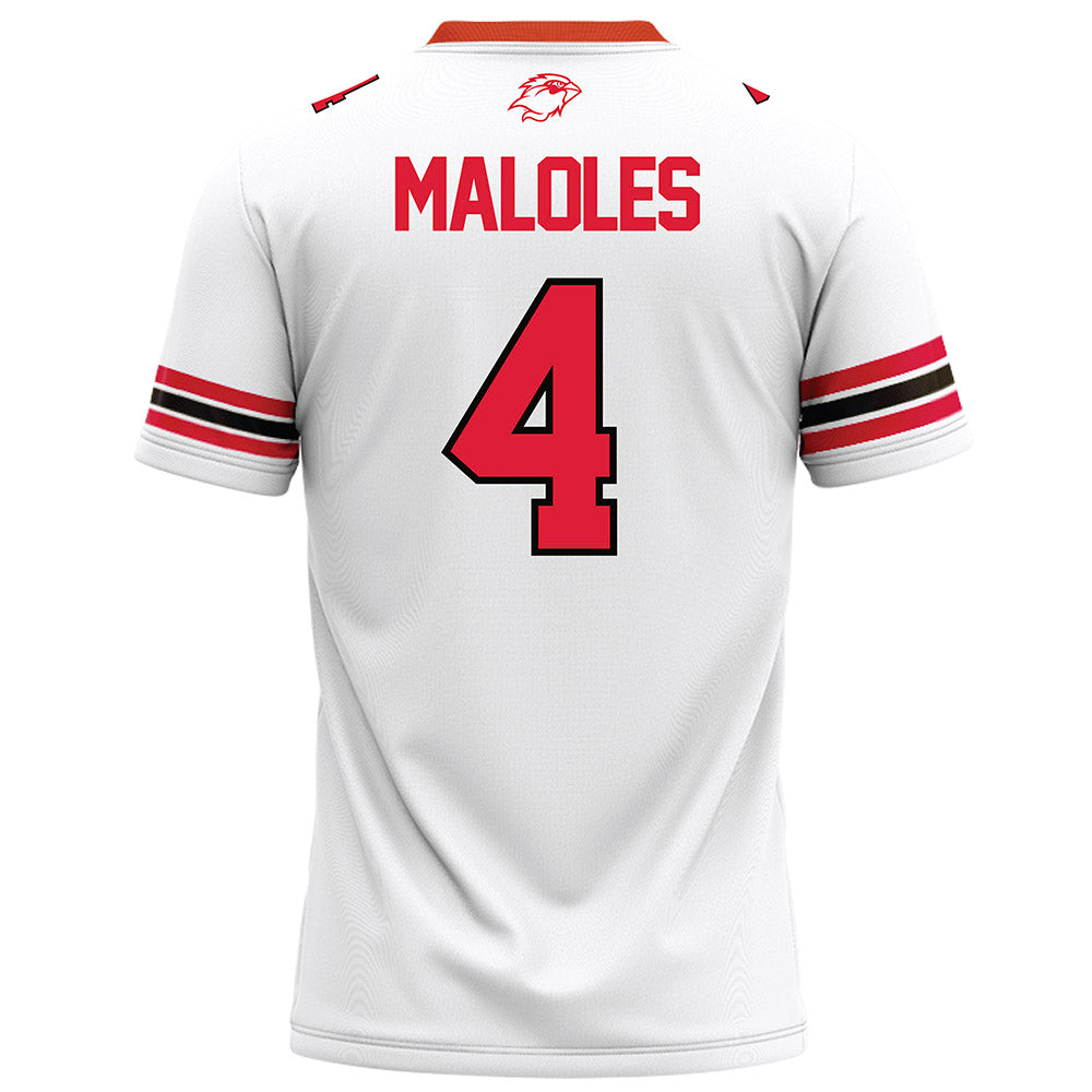 Lamar - NCAA Football : Royce Maloles - White Football Jersey-1
