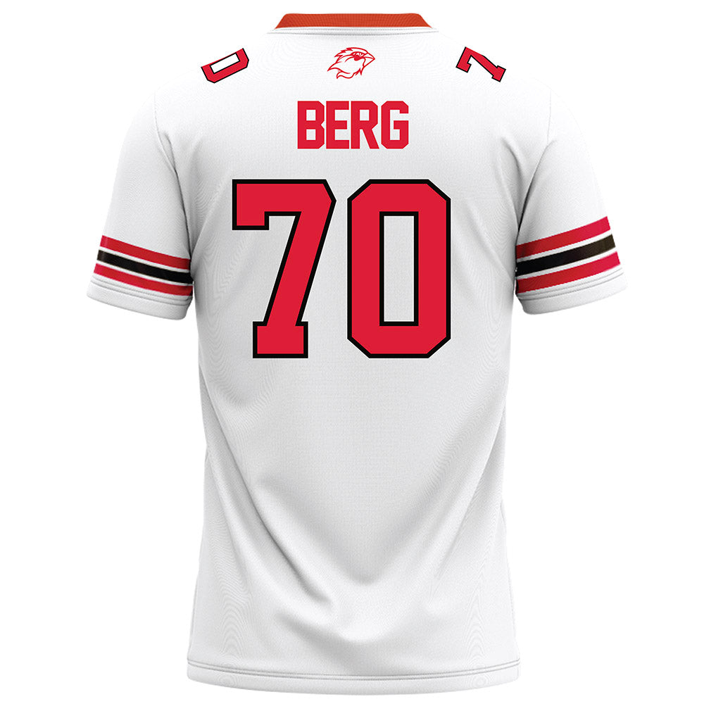 Lamar - NCAA Football : Tyric Berg - White Football Jersey-1
