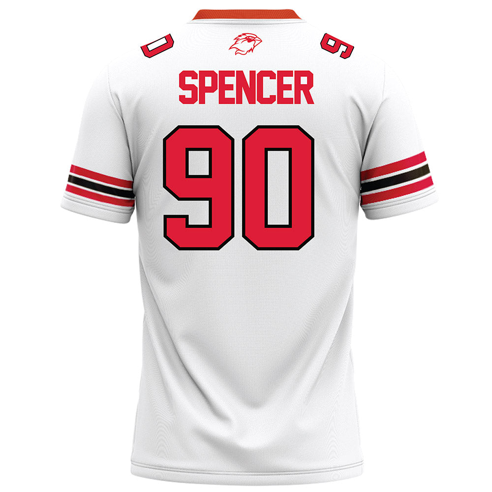 Lamar - NCAA Football : Grayden Spencer - White Football Jersey-1