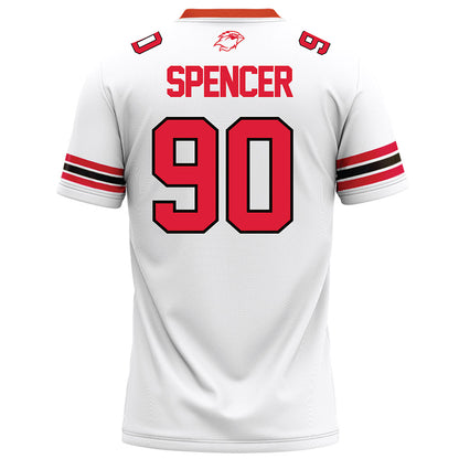 Lamar - NCAA Football : Grayden Spencer - White Football Jersey-1