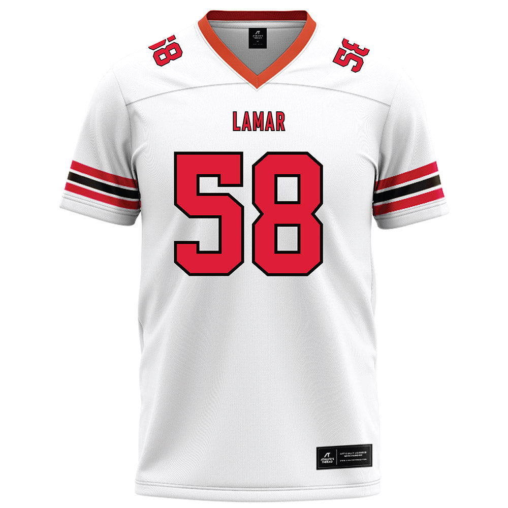 Lamar - NCAA Football : Elias Ripley - White Football Jersey-0