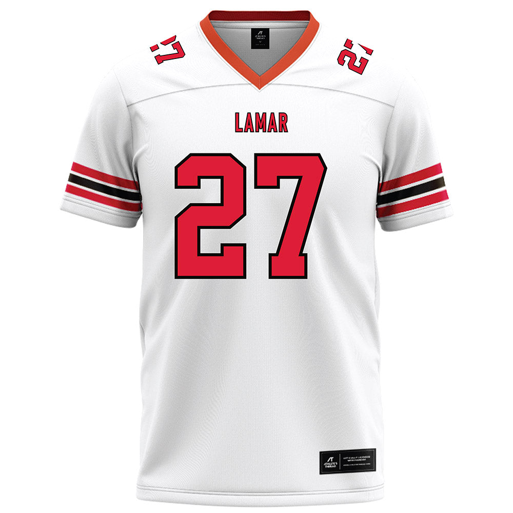Lamar - NCAA Football : Jaden Maronen - White Football Jersey-0