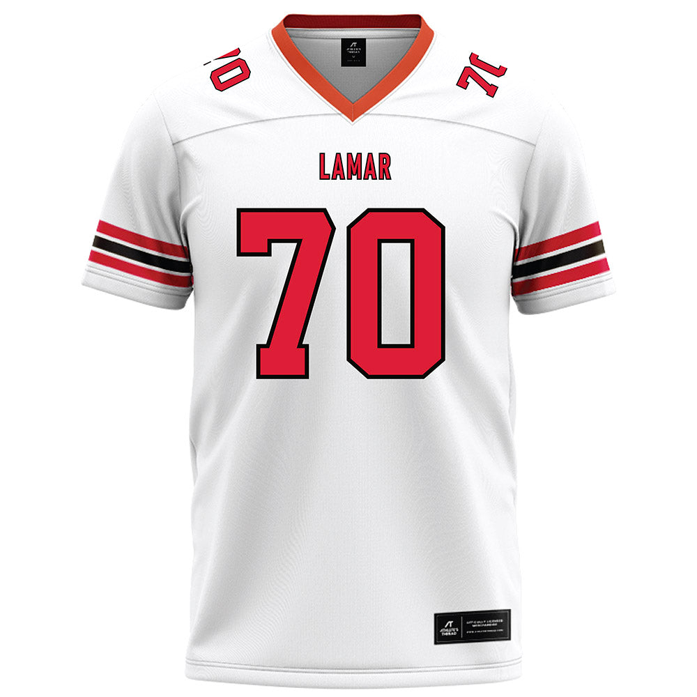 Lamar - NCAA Football : Tyric Berg - White Football Jersey-0