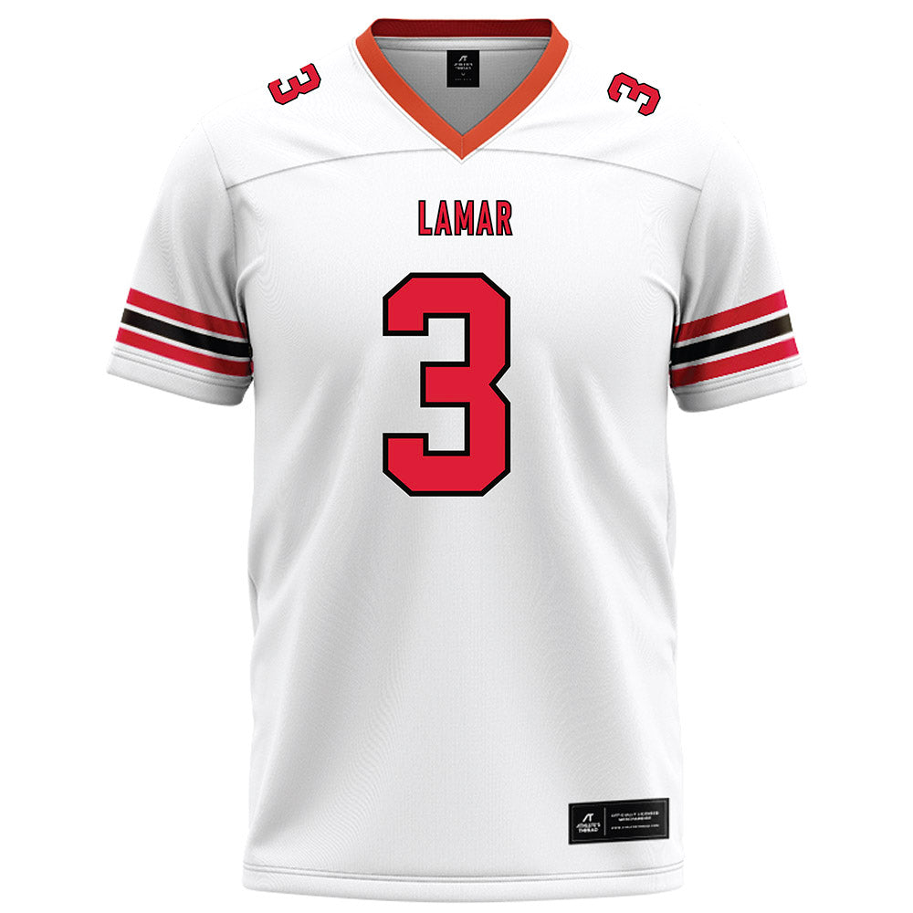Lamar - NCAA Football : Peyton Christian - White Football Jersey-0