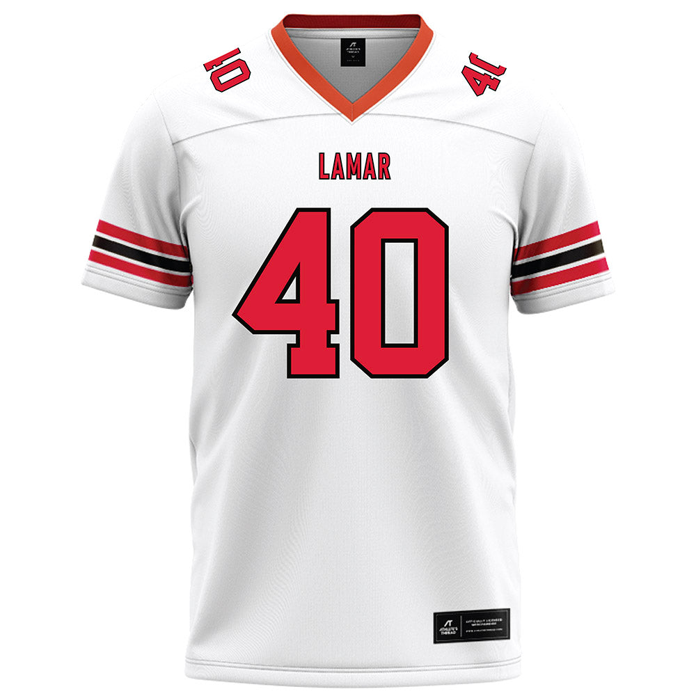 Lamar - NCAA Football : Skylar Stankovich - White Football Jersey-0