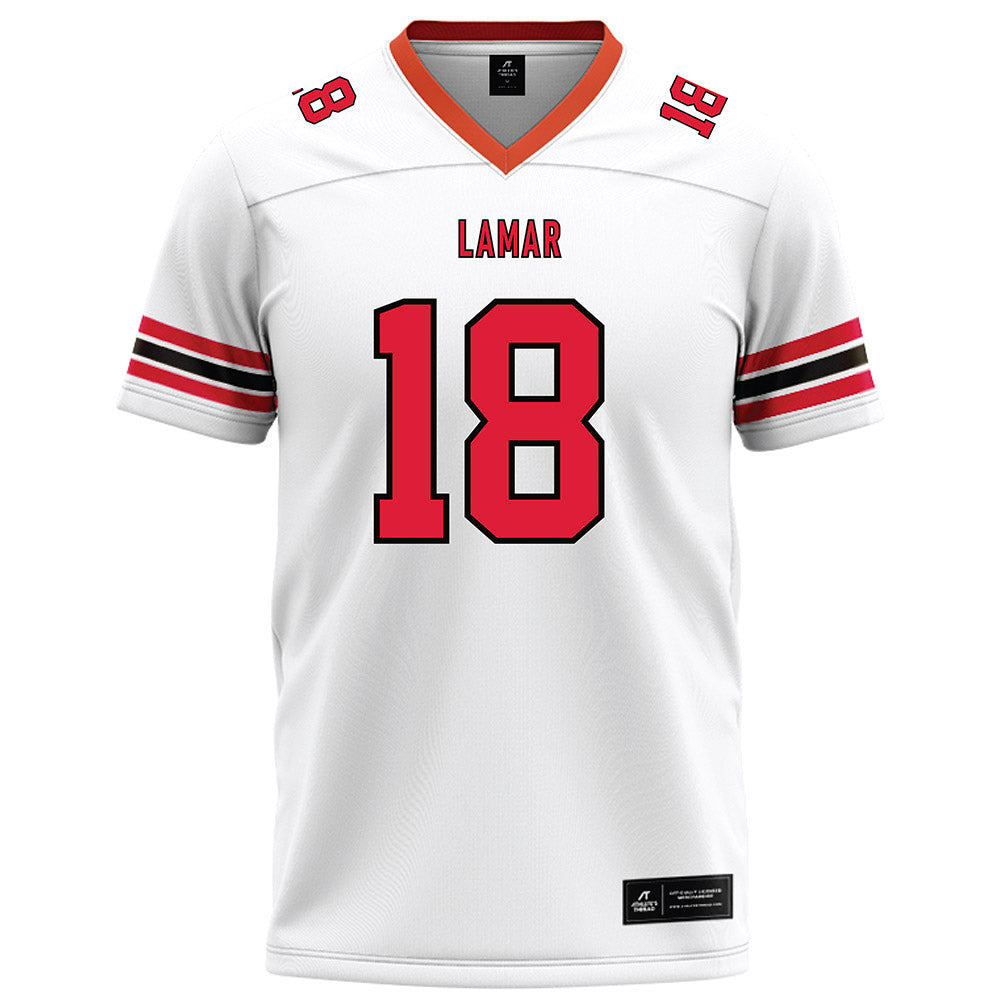 Lamar - NCAA Football : Koronje Gilbert - White Football Jersey