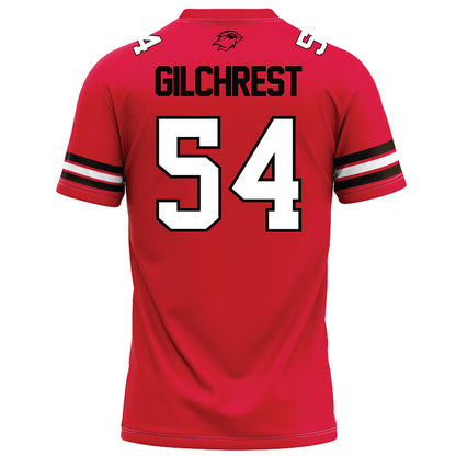 Lamar - NCAA Football : Lane Gilchrest - Red Football Jersey