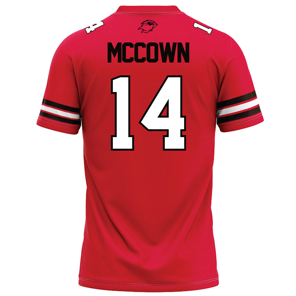 Lamar - NCAA Football : Aiden McCown - Red Football Jersey-1