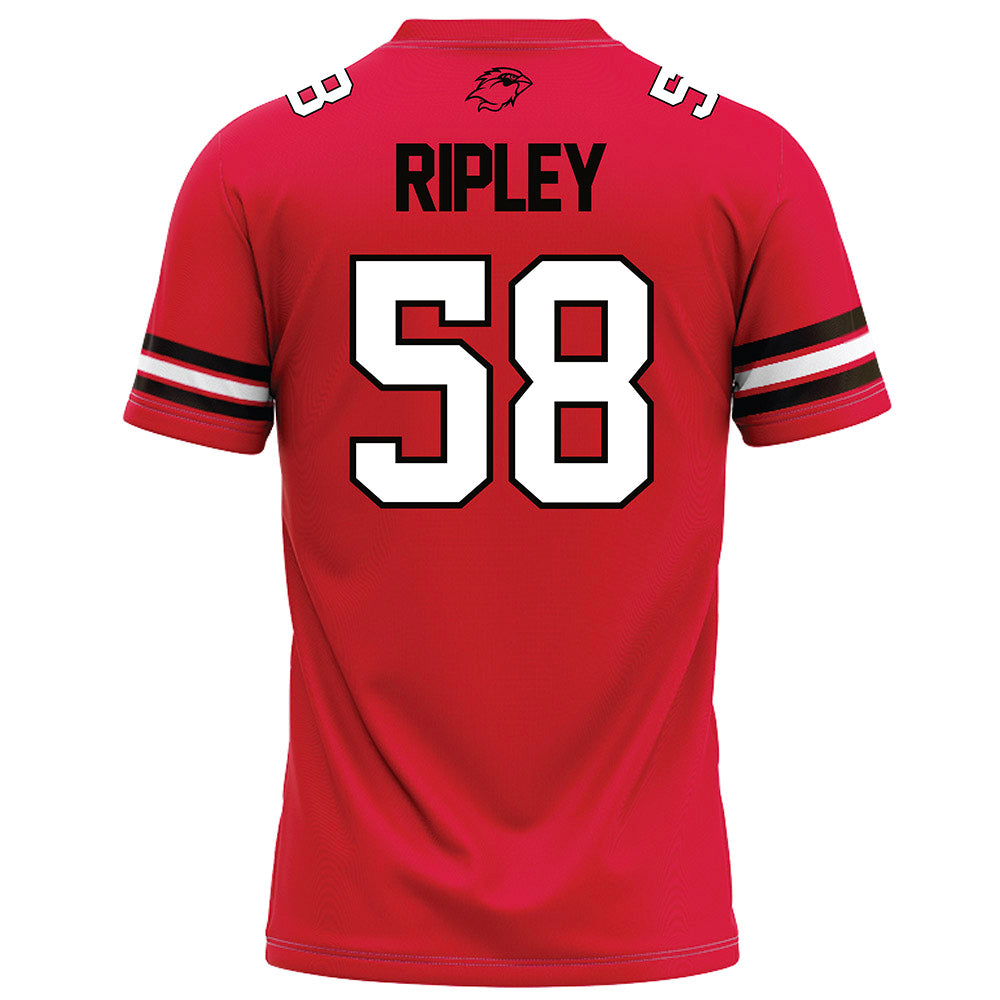 Lamar - NCAA Football : Elias Ripley - Red Football Jersey-1