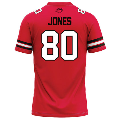 Lamar - NCAA Football : Nyir Jones - Red Football Jersey-1
