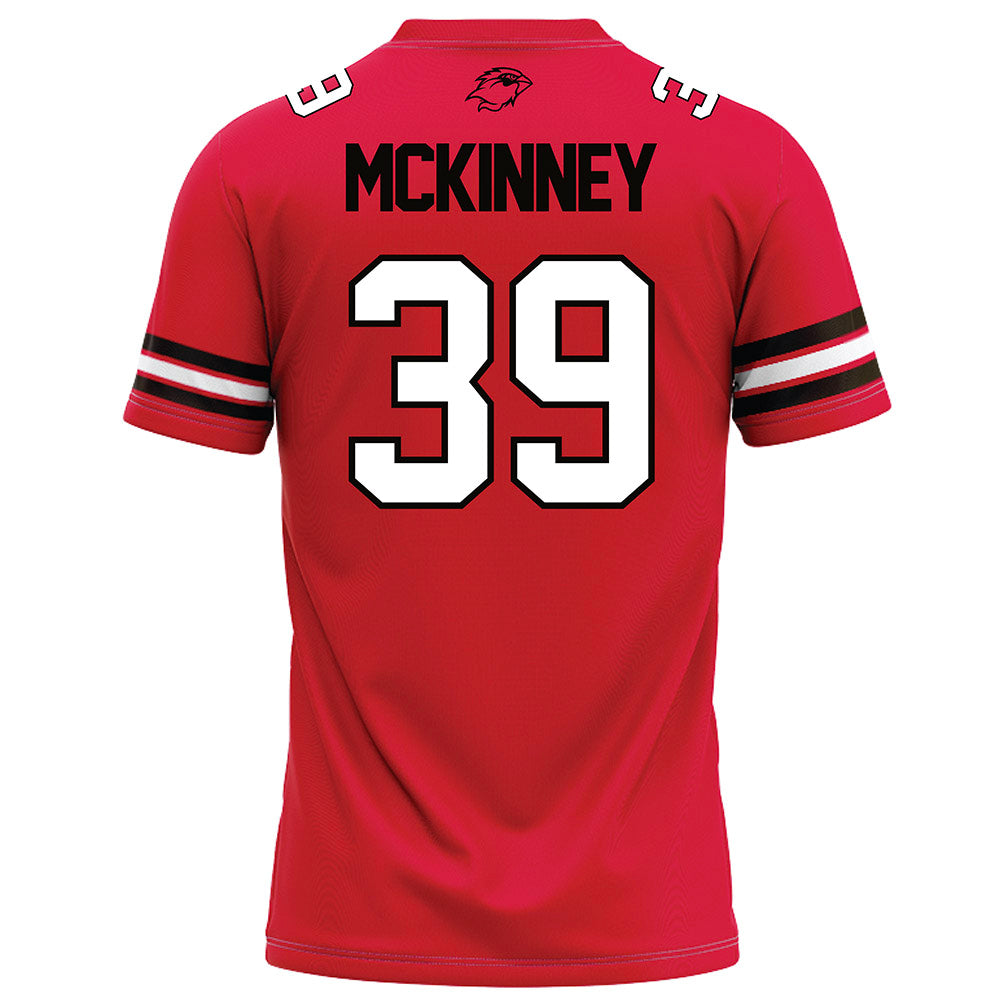 Lamar - NCAA Football : Etelridge McKinney - Red Football Jersey-1