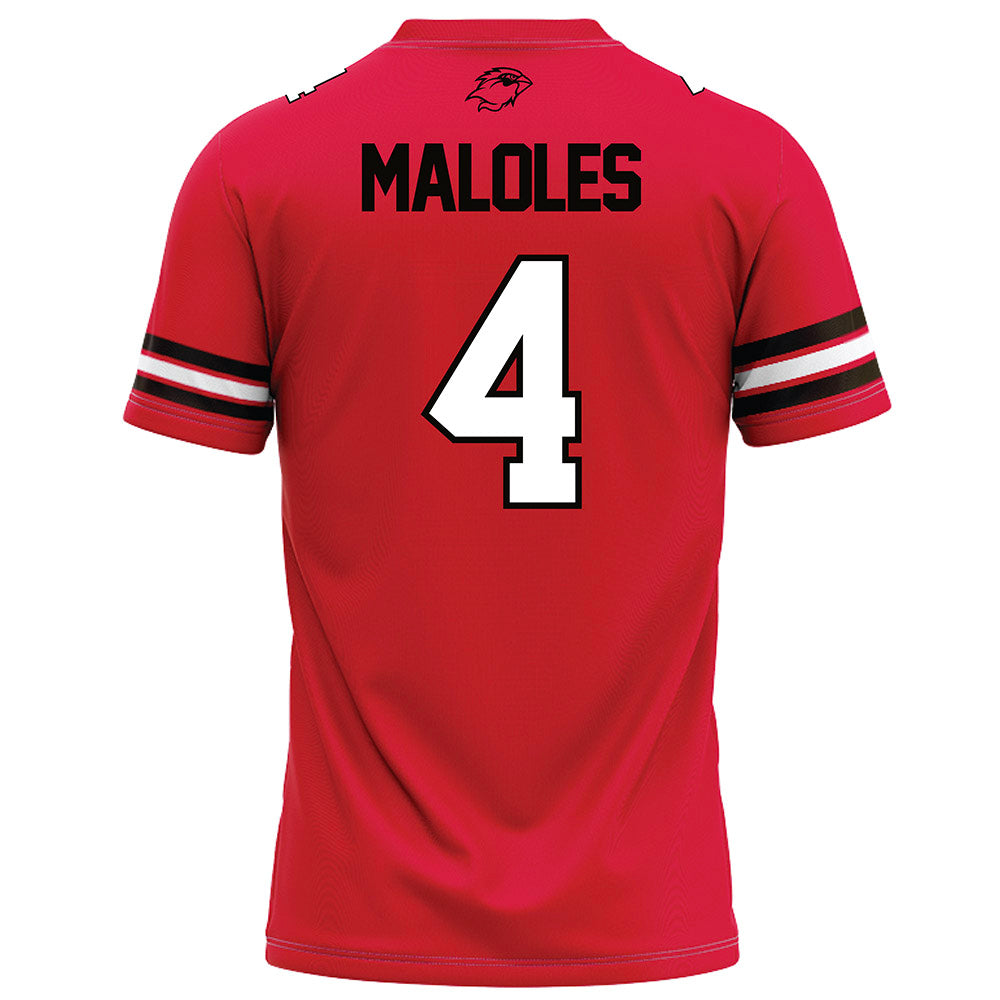 Lamar - NCAA Football : Royce Maloles - Red Football Jersey-1