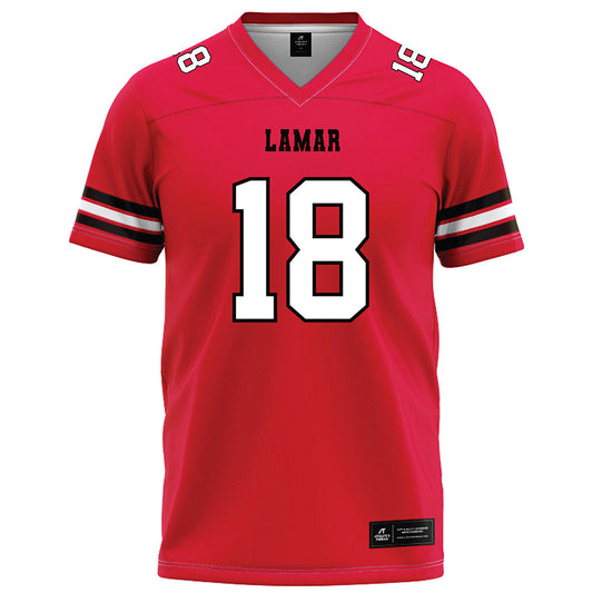 Lamar - NCAA Football : Koronje Gilbert - Red Football Jersey