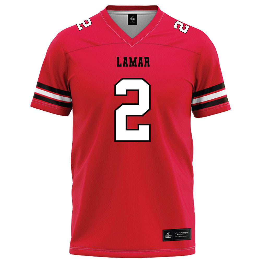 Lamar - NCAA Football : Sean Connor - Red Football Jersey-0