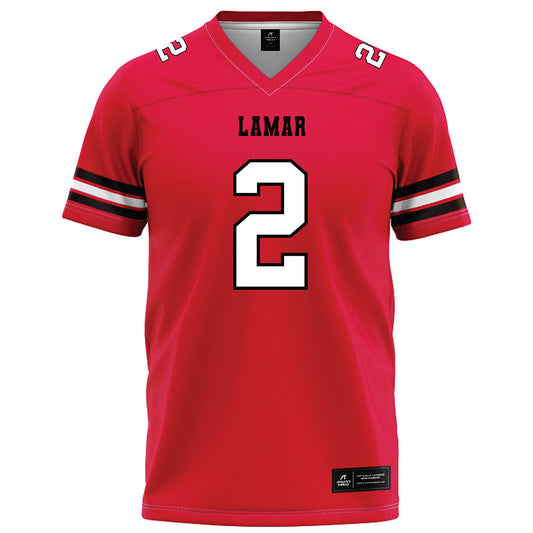 Lamar - NCAA Football : Sean Connor - Red Football Jersey-0