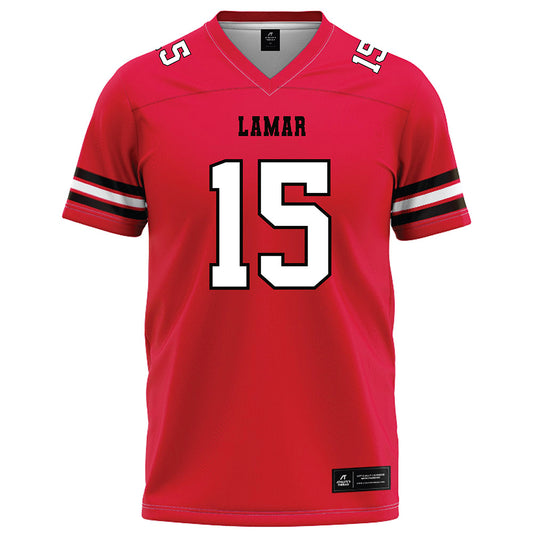 Lamar - NCAA Football : Koda Canady - Red Football Jersey-0