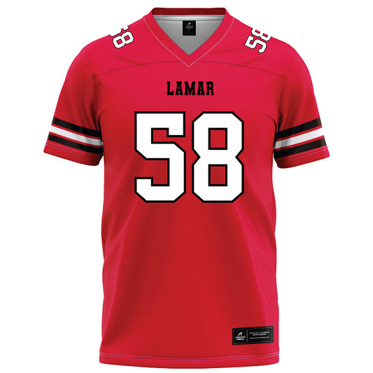Lamar - NCAA Football : Elias Ripley - Red Football Jersey-0