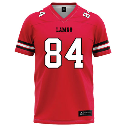 Lamar - NCAA Football : CJ DeMas - Red Football Jersey