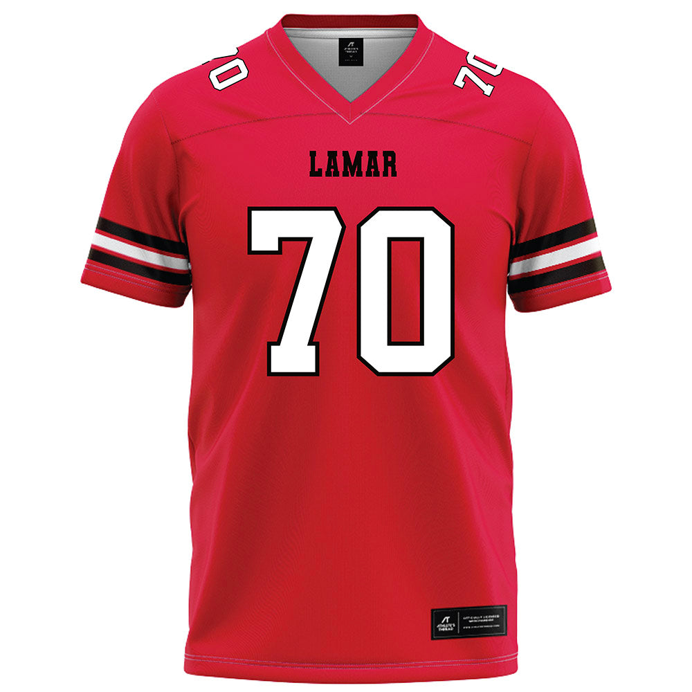 Lamar - NCAA Football : Tyric Berg - Red Football Jersey-0