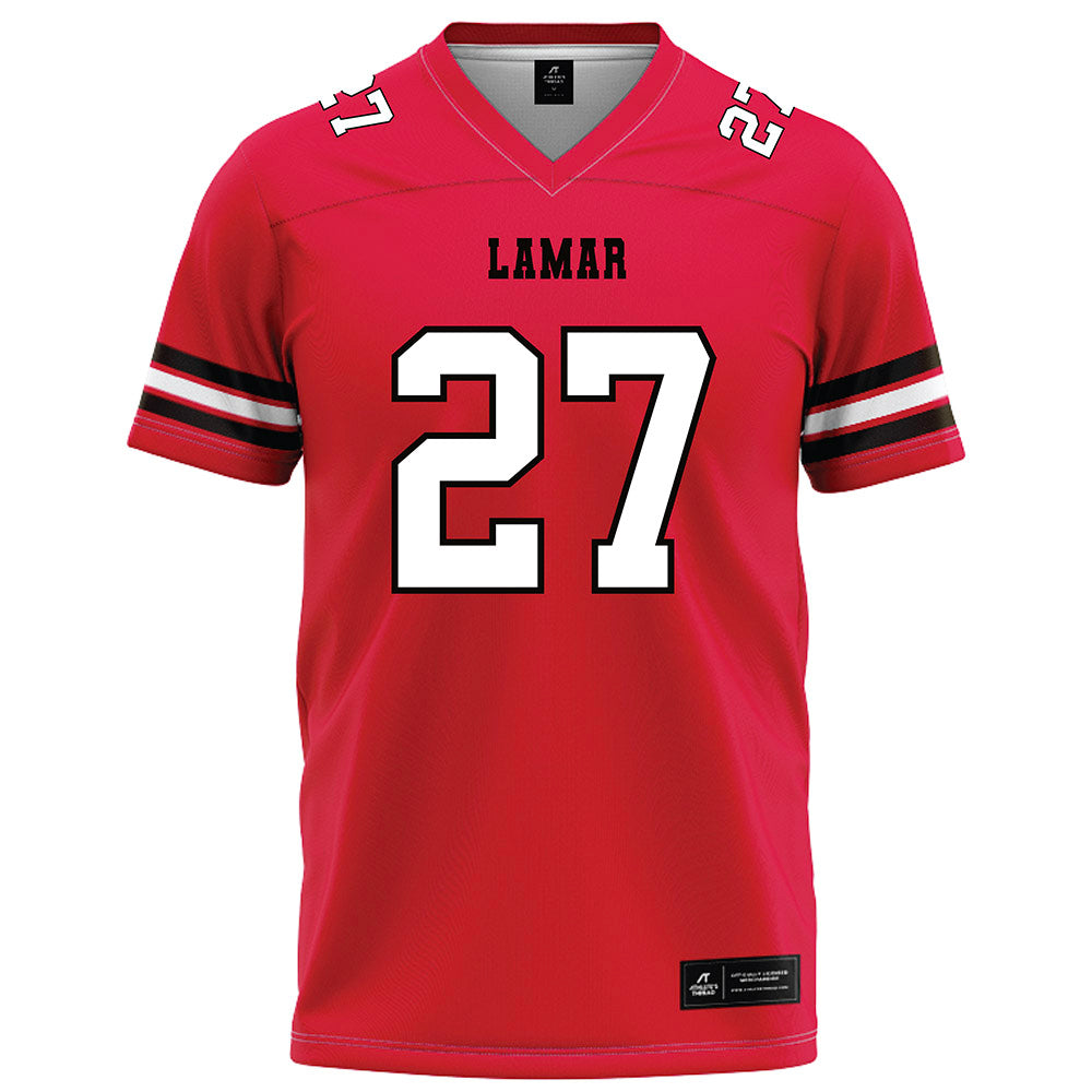 Lamar - NCAA Football : Jaden Maronen - Red Football Jersey-0