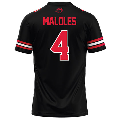 Lamar - NCAA Football : Royce Maloles - Black Football Jersey-1