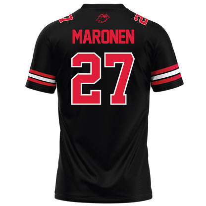 Lamar - NCAA Football : Jaden Maronen - Black Football Jersey-1