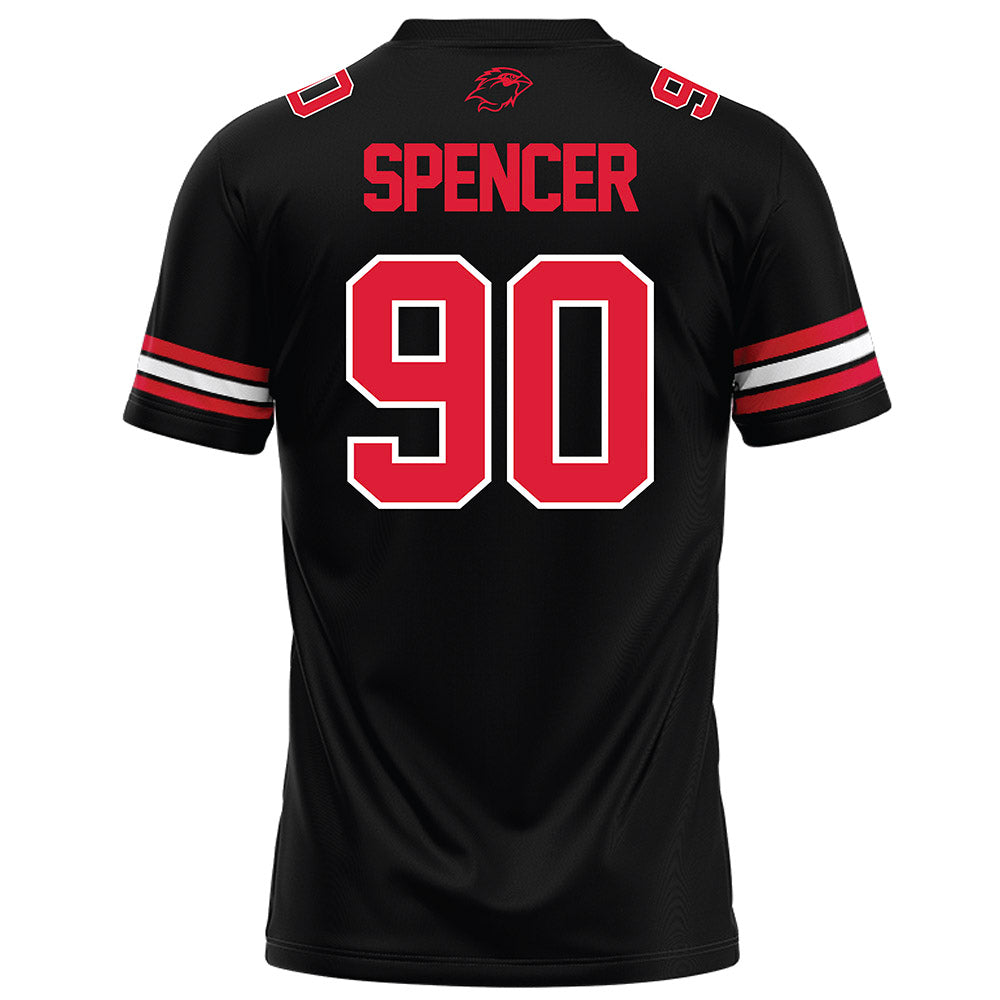 Lamar - NCAA Football : Grayden Spencer - Black Football Jersey-1
